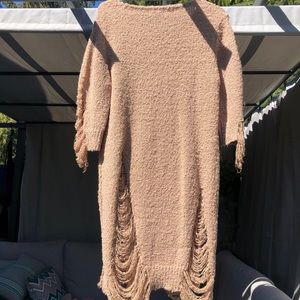 Distressed Oversized Sweater Fashion Nova *NEW